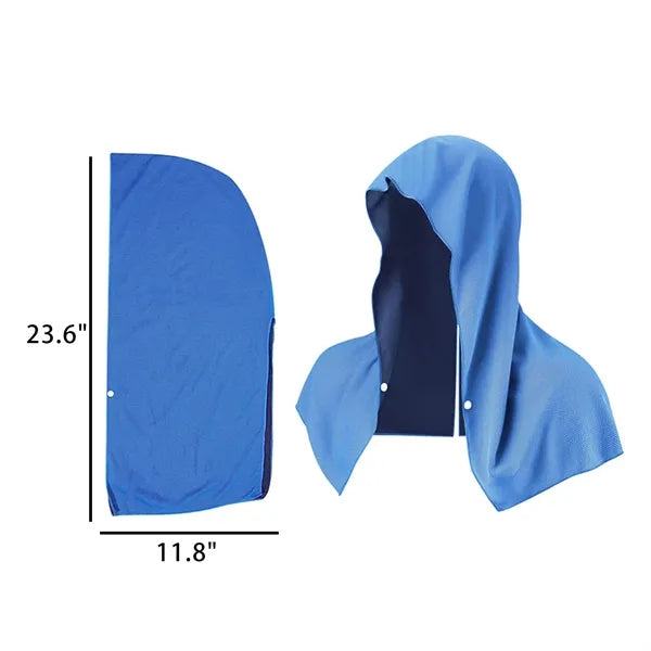 Outdoor Sports Sun Protection Cool Hoodie Headscarf Towel