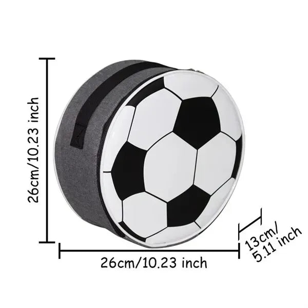 Round Soccer Ball Insulated Cooler Bag
