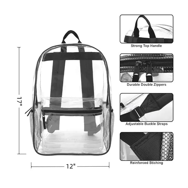 Heavy Duty Clear Backpack