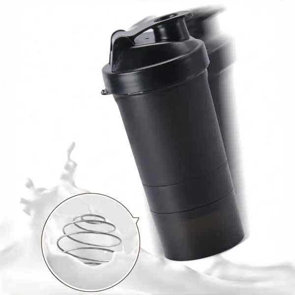 Shaker Bottle with Storage Compartments