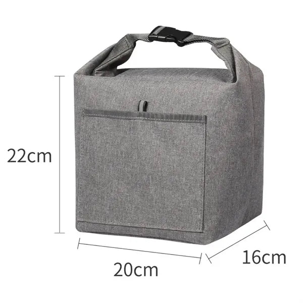Roll-Top Insulated Lunch Bag