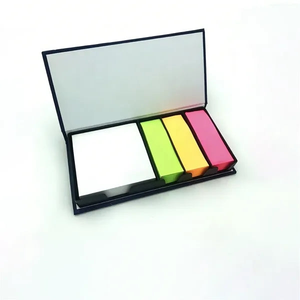 Box Sticky Notes Flags Memos Stickers Set Gift
