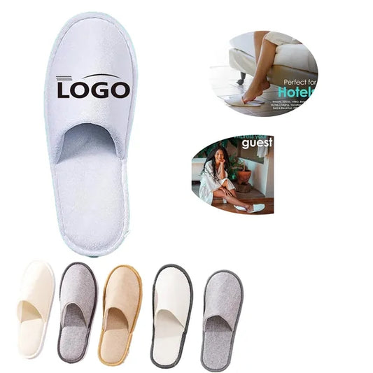 Disposable Thickened Non Slip Breathable Linen Slippers