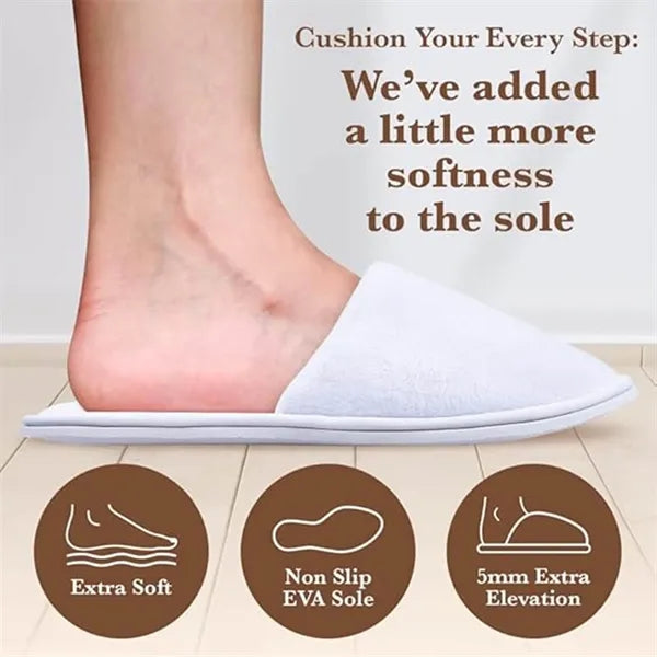 Disposable Thickened Non Slip Breathable Linen Slippers