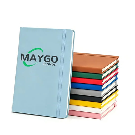 A6 Hardcover PU Banded Business Notebook