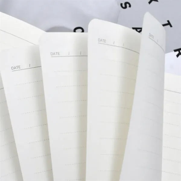 PU Leather Notebook with Pen Slot and Custom Logo