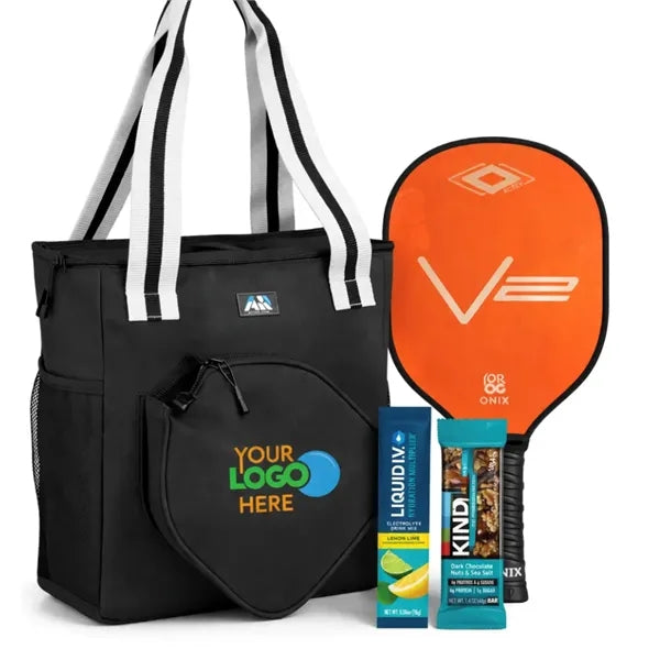 Pickleball Tote Cooler Gift Set with Paddle