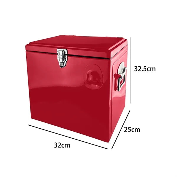 15L Outdoor Insulated Cooler Box with Metal Lock