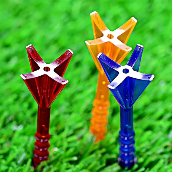 Durable Plastic Golf Tee with Wide Head Support