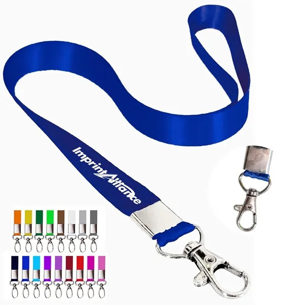 Polyester Lanyard with Metal Swivel Hook