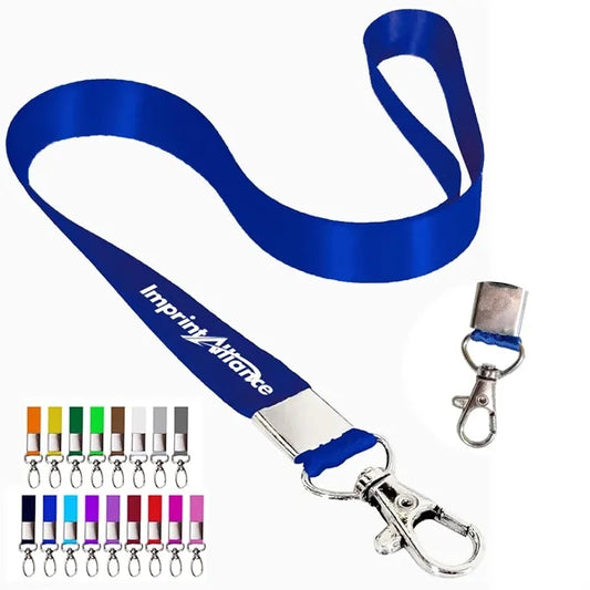 Polyester Lanyard with Metal Swivel Hook