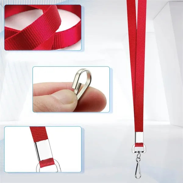 Polyester Lanyard with Metal Swivel Hook