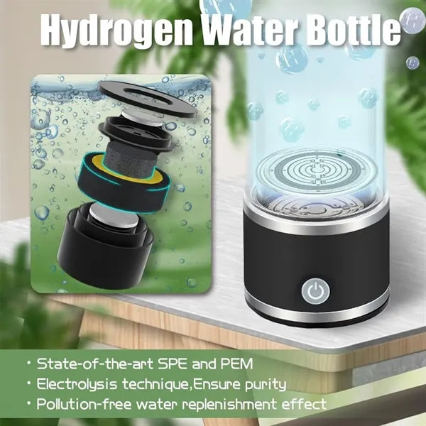 Portable Hydrogen Water Bottle