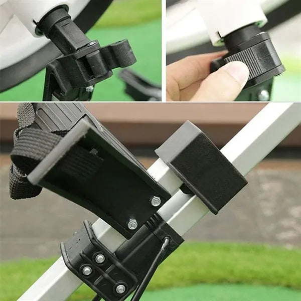 Lightweight Two-Wheel Folding Golf Push Cart Trolley