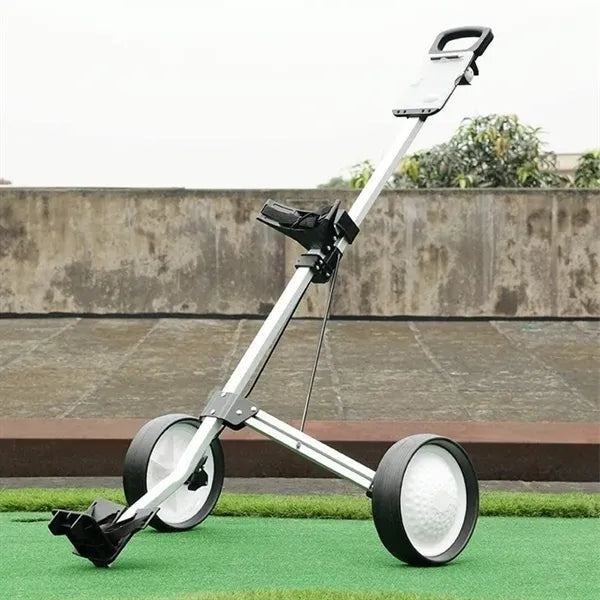Lightweight Two-Wheel Folding Golf Push Cart Trolley