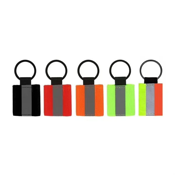 Reflective Safety Keychain Tag