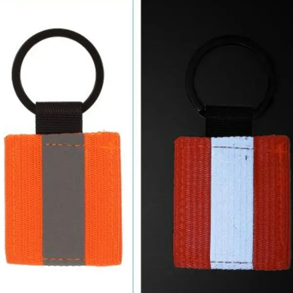 Reflective Safety Keychain Tag