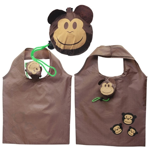 Monkey Shape Foldable Shopping Bag