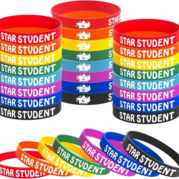 Debossed Color Filled Wristband