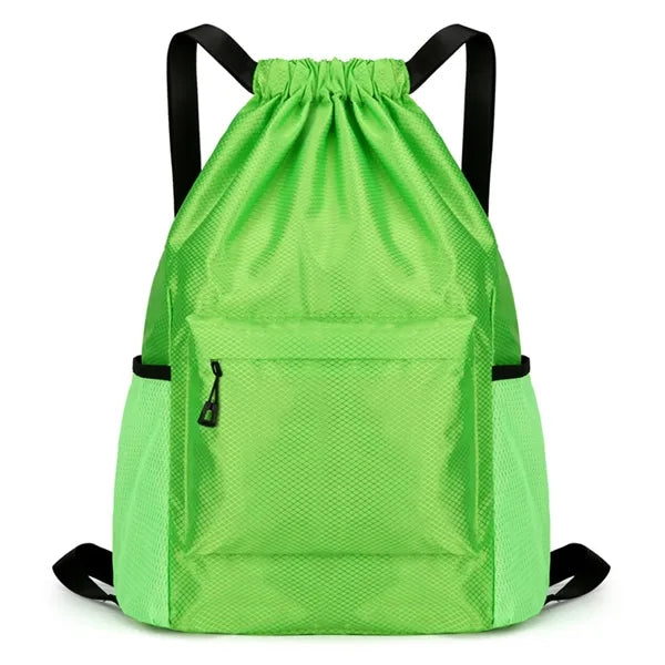Large Capacity Waterproof Solid Drawstring Backpack