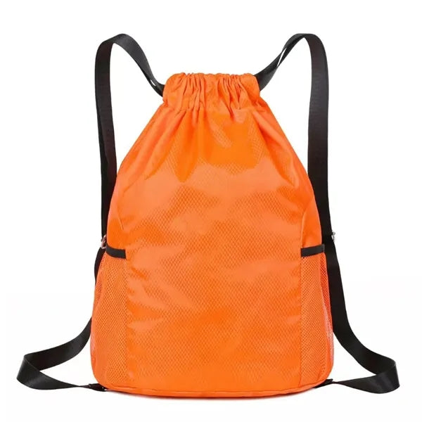 Non-woven Fabric Drawstring Bag With Wide Shoulder Straps