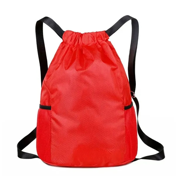 Non-woven Fabric Drawstring Bag With Wide Shoulder Straps