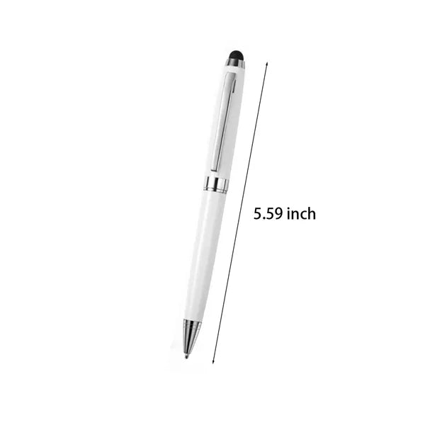 Twist Action Metal Ballpoint Stylus Pen