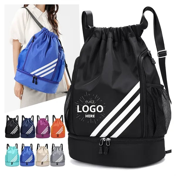 Basketball Drawstring Backpack