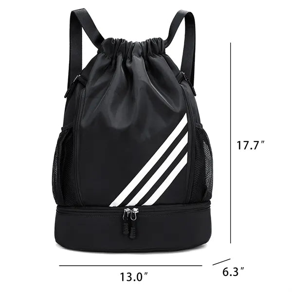 Basketball Drawstring Backpack