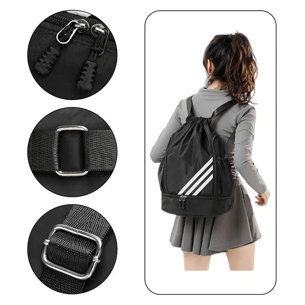 Basketball Drawstring Backpack