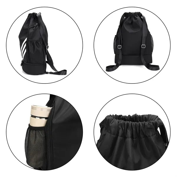Basketball Drawstring Backpack