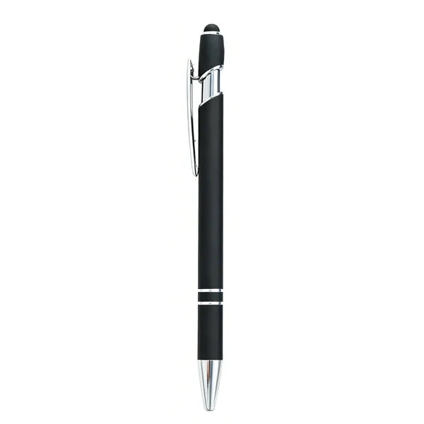 Metal Retractable Stylus Ballpoint Pen