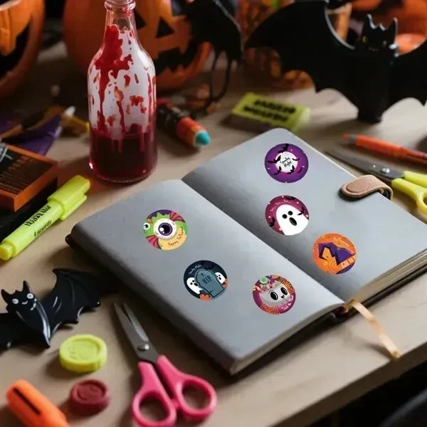 Halloween Cartoon Doodle Stickers