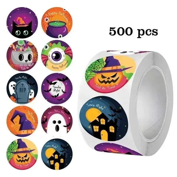 Halloween Cartoon Doodle Stickers