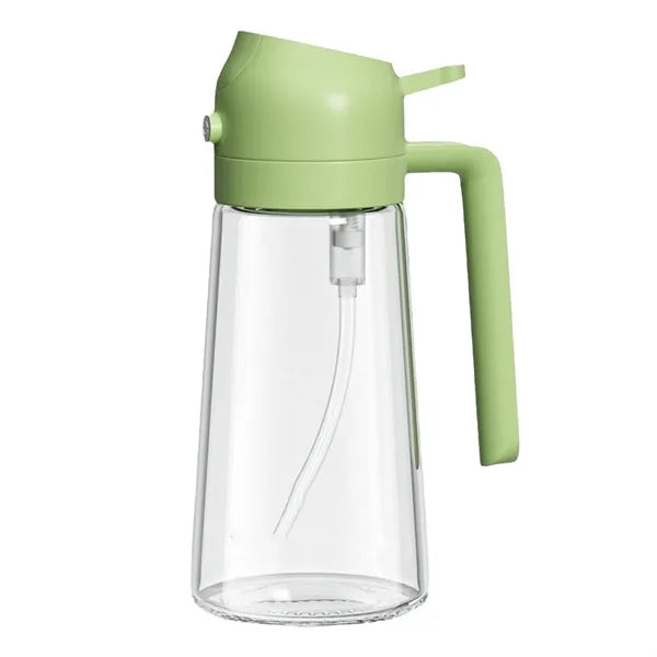 Glass 2 In 1 Auto Flip Oil Sprayer Dispenser