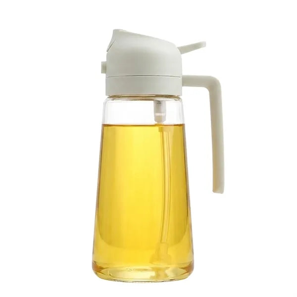 Glass 2 In 1 Auto Flip Oil Sprayer Dispenser