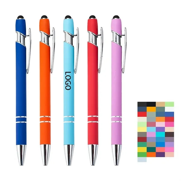 1.0mm Solid Color Polished Aluminum Stylus Pen