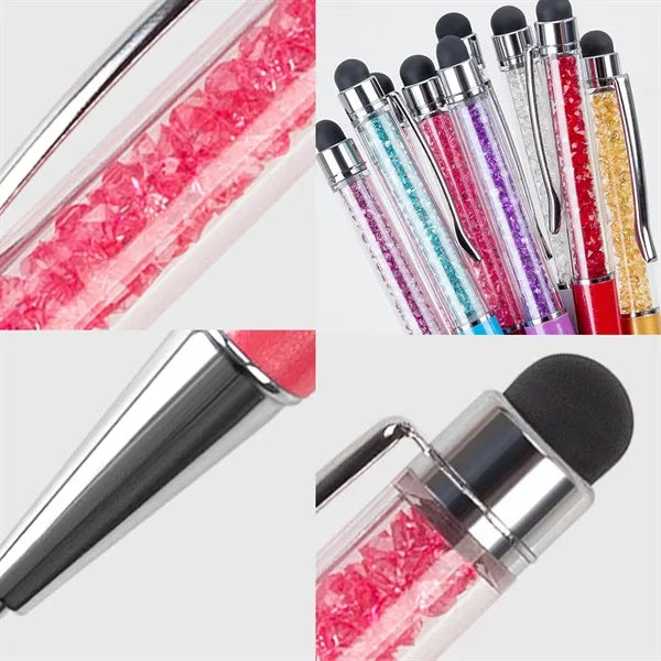1.0mm Crystal Rhinestone Twist Stylus Pen
