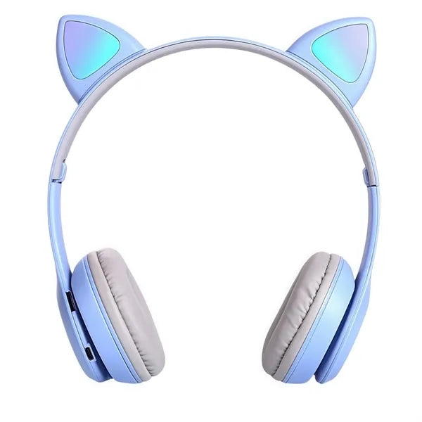 Cat ear bluetooth headphones