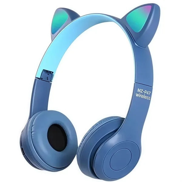 Cat ear bluetooth headphones