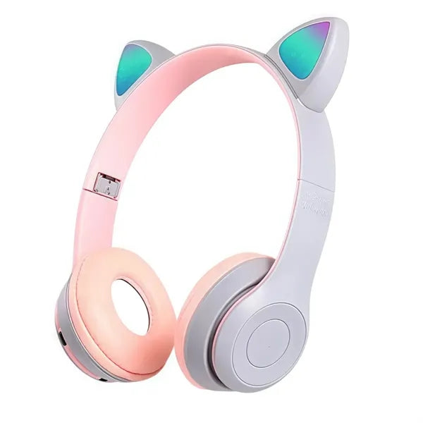 Cat ear bluetooth headphones