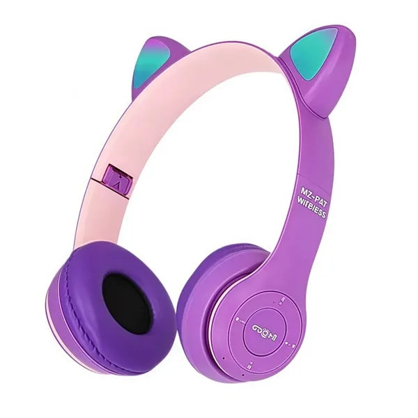 Cat ear bluetooth headphones