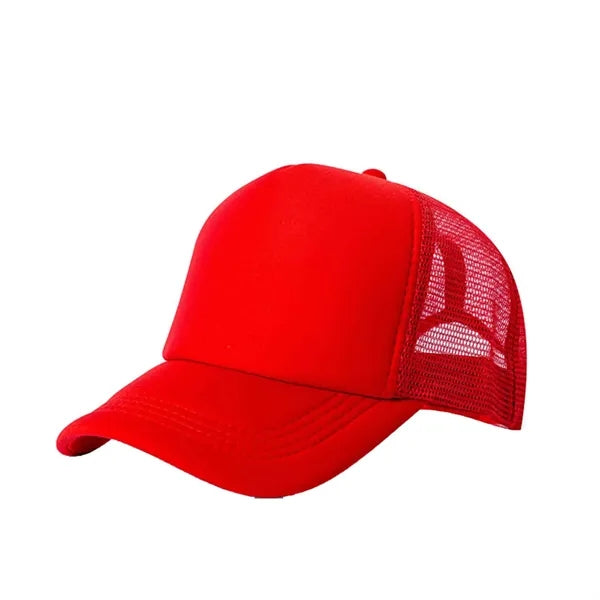 Breathable Foam Two-tone Trucker Hat w/ Mesh Back