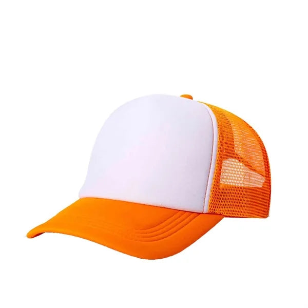 Breathable Foam Two-tone Trucker Hat w/ Mesh Back