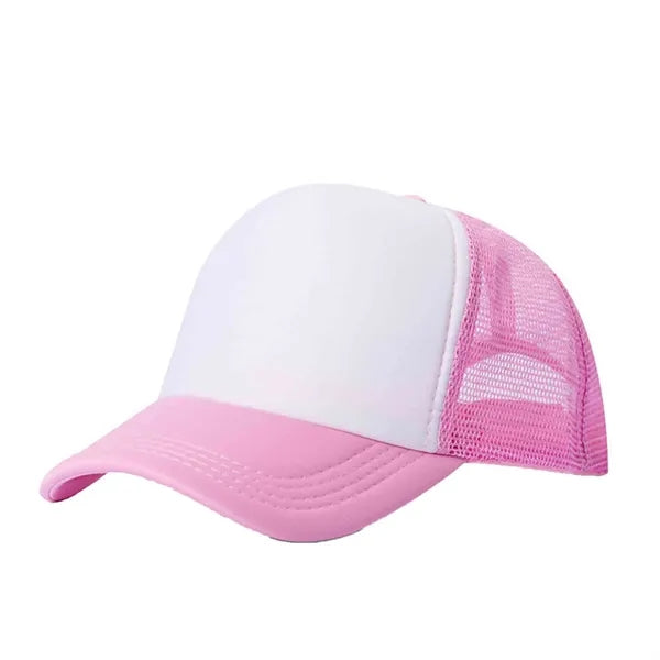 Breathable Foam Two-tone Trucker Hat w/ Mesh Back