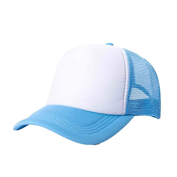 Breathable Foam Two-tone Trucker Hat w/ Mesh Back