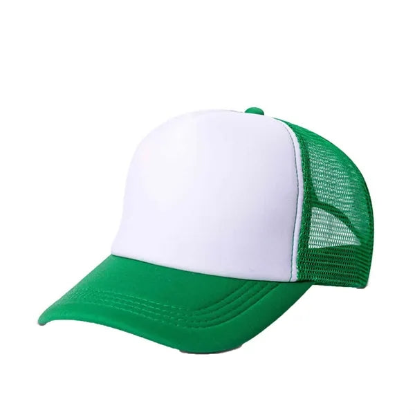 Breathable Foam Two-tone Trucker Hat w/ Mesh Back