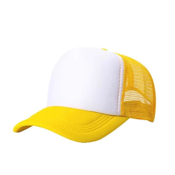 Breathable Foam Two-tone Trucker Hat w/ Mesh Back