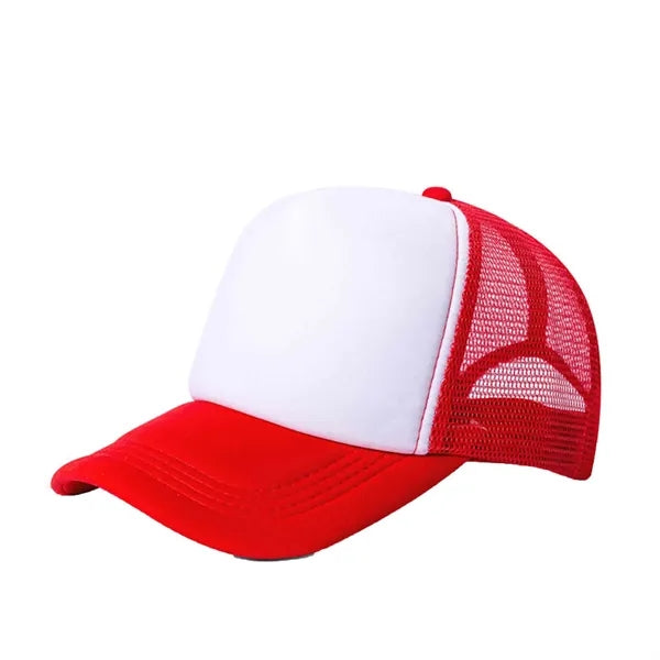 Breathable Foam Two-tone Trucker Hat w/ Mesh Back