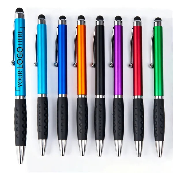 Twist Action Stylus Ballpoint Pen For Custom Logo Advertisin